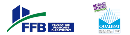 ref Nos certifications Fédération française du batiment et reconnu grenelle et Qualibat